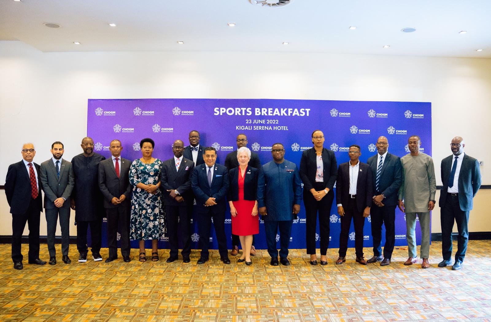 Commonwealth Sports Breakfast - CHOGM 2022 